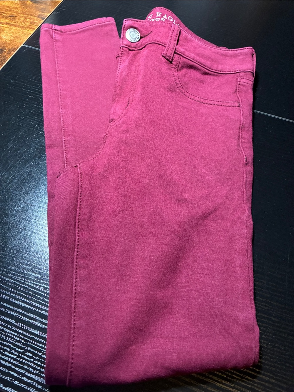 American Eagle Outfitters Women’s Skinny Pants — Raspberry Pink